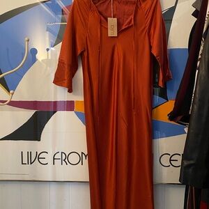 Sula dress rust color nwt
